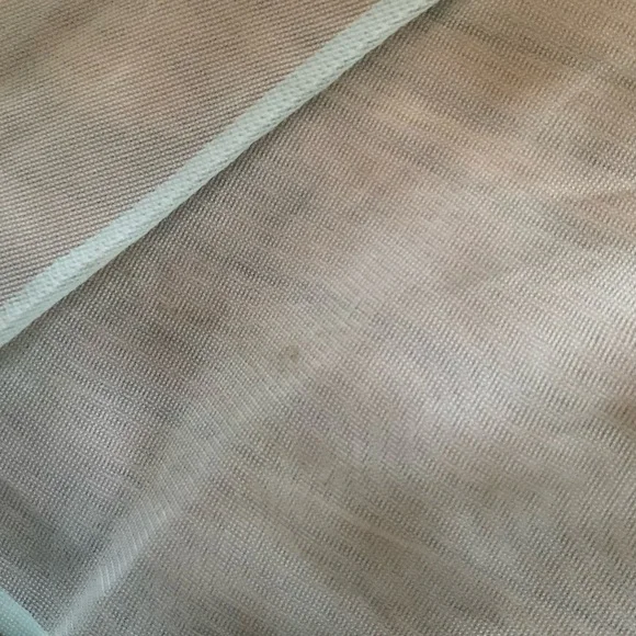 Vintage Vassarette Baby Blue Sheer Open Front Robe/Housecoat with Lace Sz Small - Picture 16 of 16